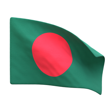Bandera de bangladesh  3D Icon
