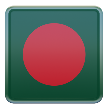 Bandera de bangladesh  3D Flag