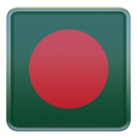 Bandera de bangladesh  3D Flag