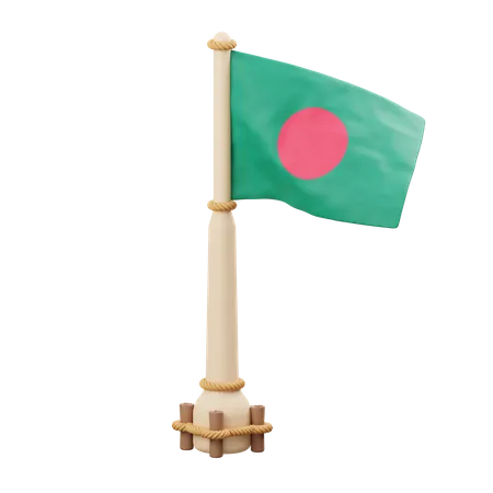 Bandera de bangladesh  3D Icon