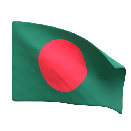 Bandera de bangladesh  3D Icon