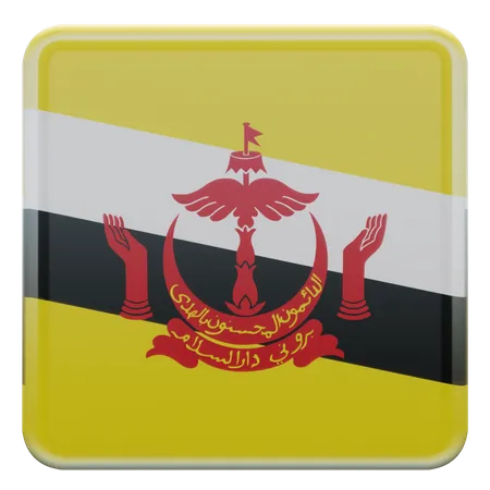 Bandera de brunei  3D Flag