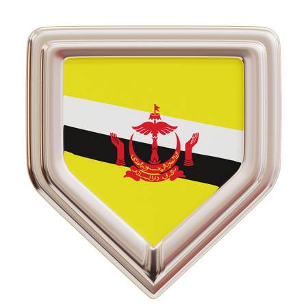 Bandera de brunei darussalam  3D Icon