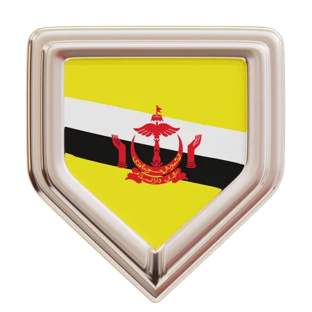 Bandera de brunei darussalam  3D Icon