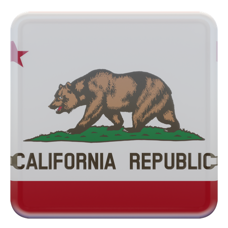 Bandera de california  3D Flag