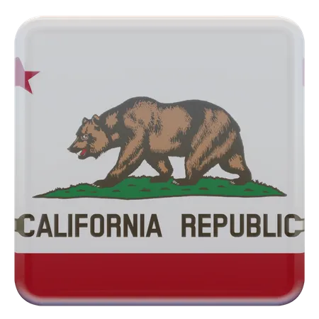 Bandera de california  3D Flag