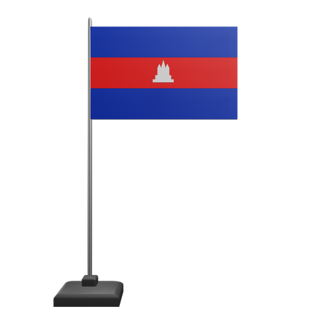 Bandera de camboya  3D Icon