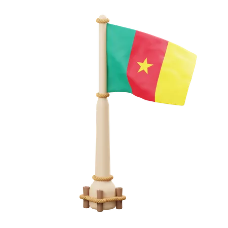 Bandera de camerún  3D Icon