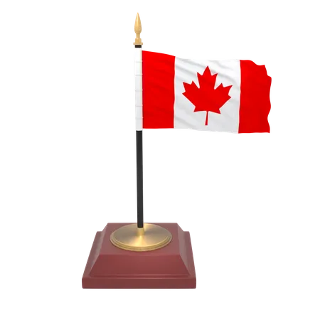 Bandera de canadá  3D Icon