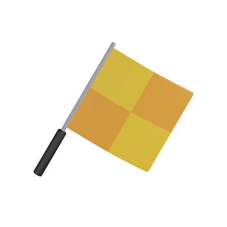 Bandera de carreras  3D Icon