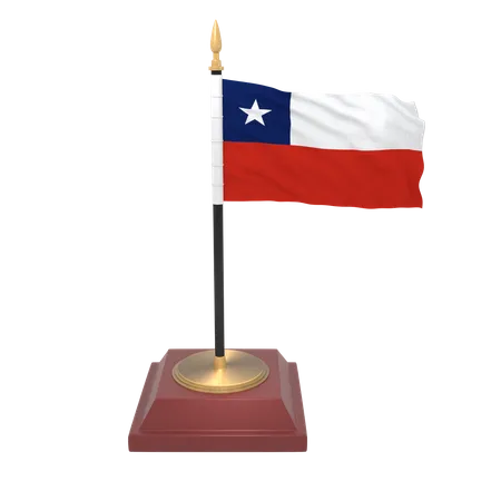 Bandera chilena  3D Icon