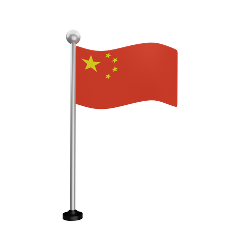 Bandera china  3D Flag