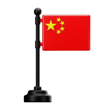 Bandera china  3D Icon