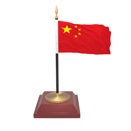 Bandera china  3D Icon