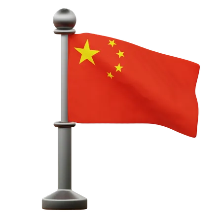 Bandera china  3D Icon