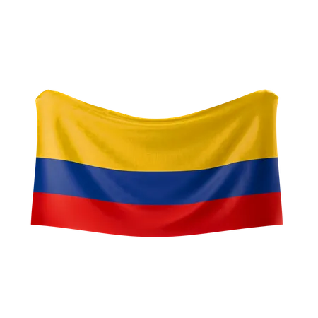 Bandera de colombia  3D Icon