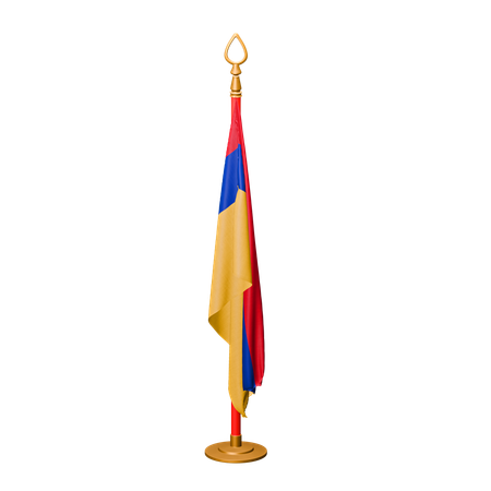 Bandera de colombia  3D Icon