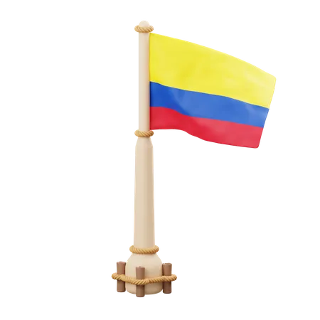 Bandera de colombia  3D Icon