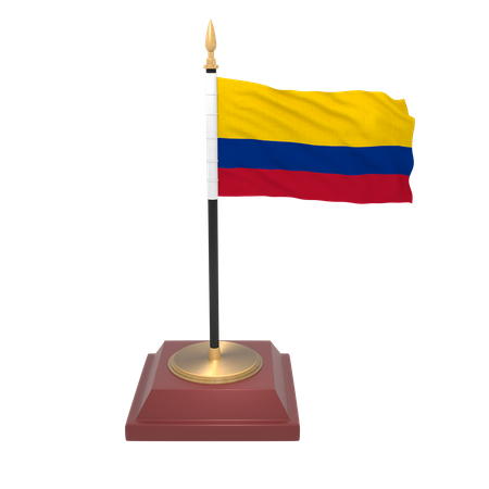 Bandera de colombia  3D Icon