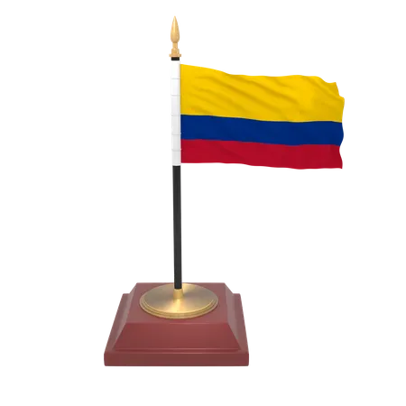 Bandera de colombia  3D Icon