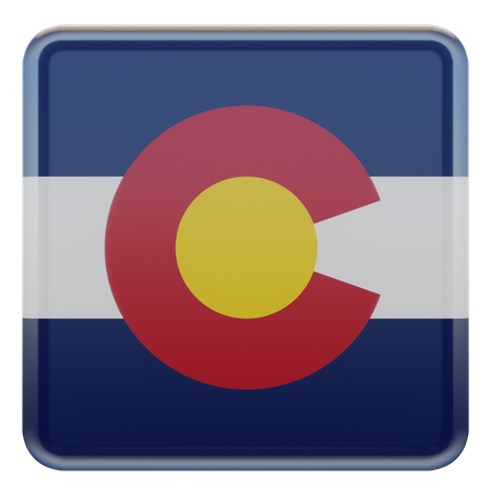 Bandera de colorado  3D Flag