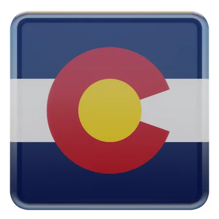 Bandera de colorado  3D Flag