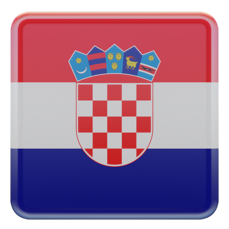 Bandera de croacia  3D Flag