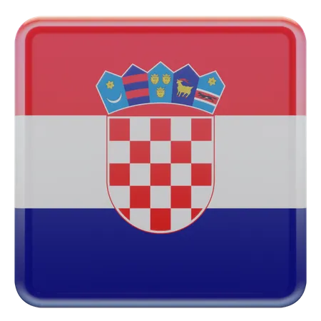 Bandera de croacia  3D Flag