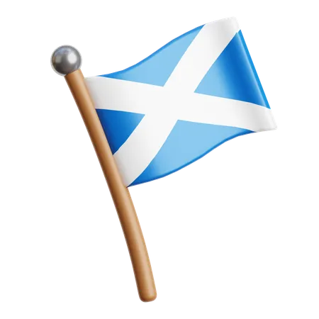 Bandera de escocia  3D Icon