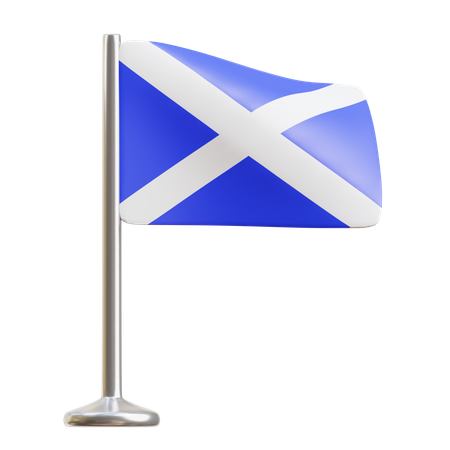 Bandera de escocia  3D Icon