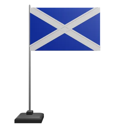 Bandera de escocia  3D Icon