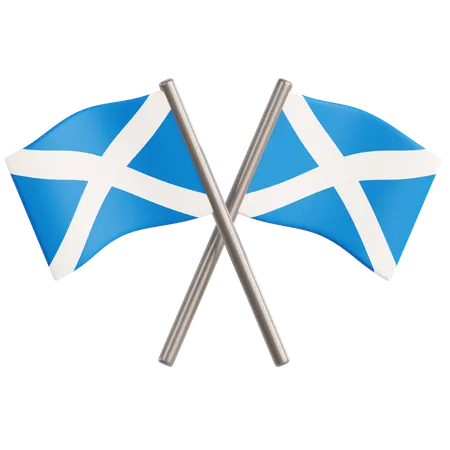 Bandera de escocia  3D Icon