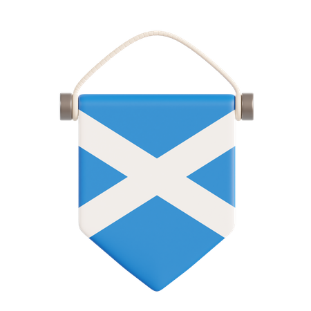 Bandera de escocia  3D Icon