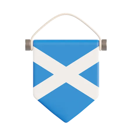 Bandera de escocia  3D Icon