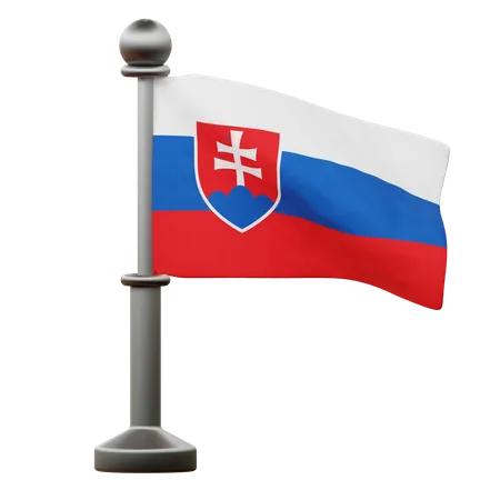 Bandera de eslovaquia  3D Icon