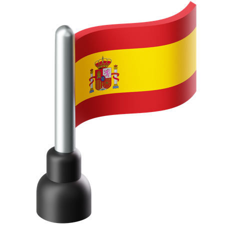 Bandera de españa  3D Icon