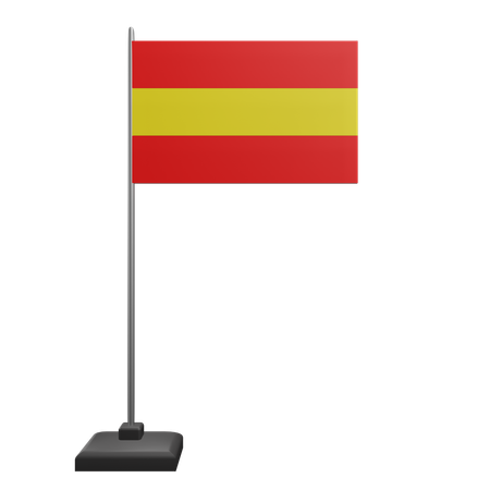 Bandera de españa  3D Icon