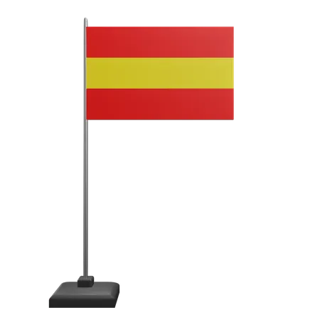 Bandera de españa  3D Icon