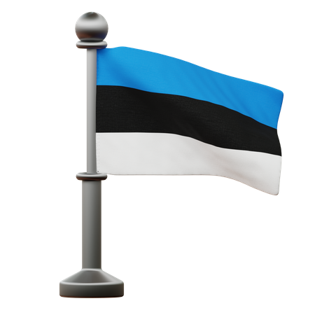 Bandera estonina  3D Icon