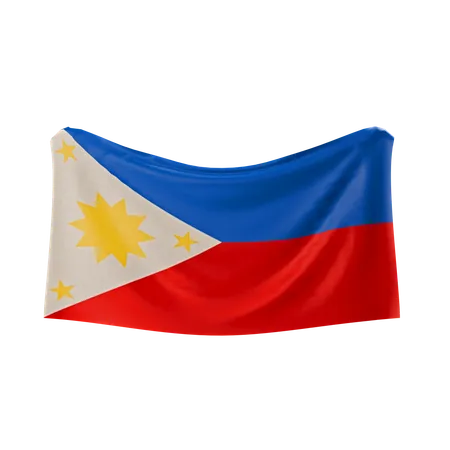 Bandera de filipinas  3D Icon