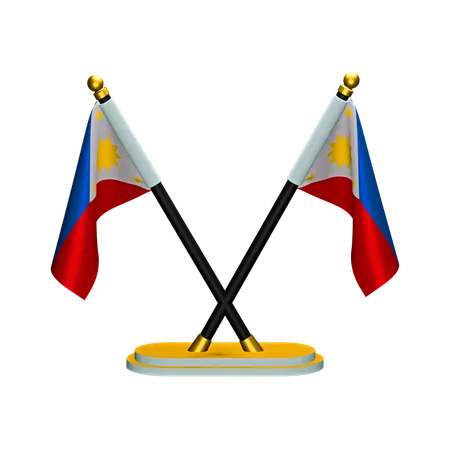 Bandera de filipinas  3D Icon