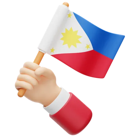 Bandera de filipinas  3D Icon