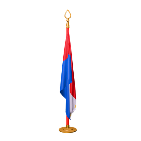 Bandera de filipinas  3D Icon