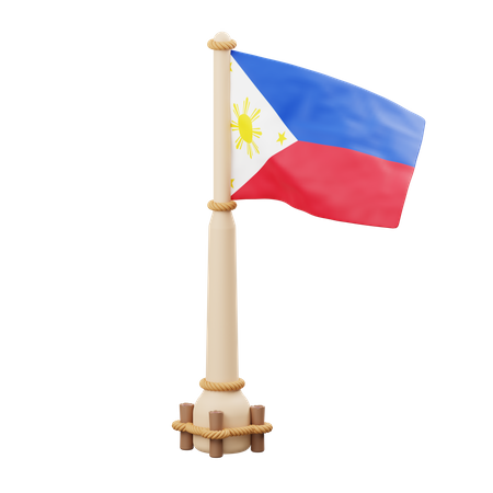 Bandera de filipinas  3D Icon