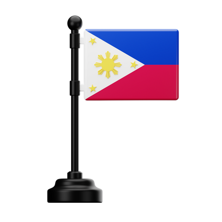 Bandera de filipinas  3D Icon