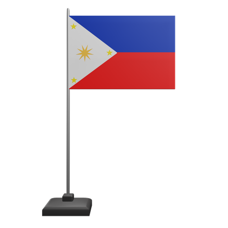 Bandera de filipinas  3D Icon