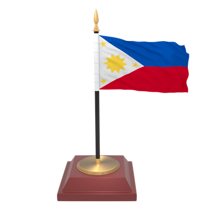 Bandera de filipinas  3D Icon