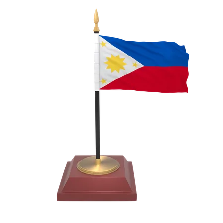 Bandera de filipinas  3D Icon