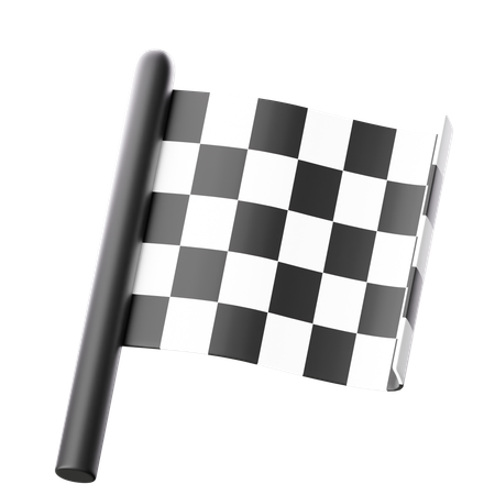 Bandera de finalización  3D Icon