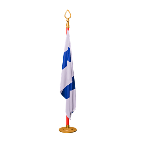 Bandera de finlandia  3D Icon